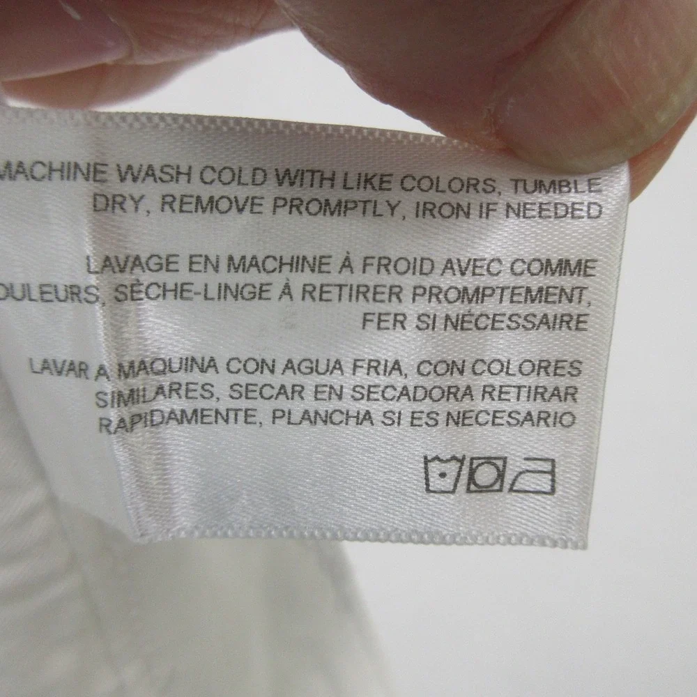 AG Adriano Goldschmied Green Label Mens White Slim Chino Pants Size 33 Stretch